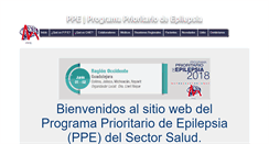 Desktop Screenshot of epilepsiamexico.gob.mx